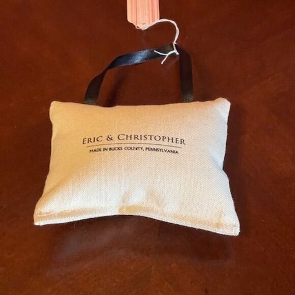 Decorative Eric & Christopher Dog Mini Pillow With Ribbon Hanging On A Tree/Door - Picture 3 of 7